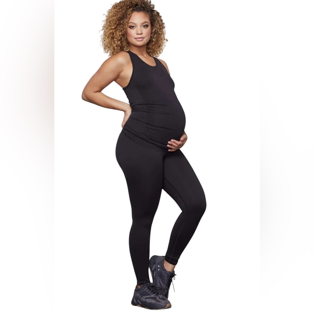 Good American The Good Mama Seamless Maternity Leggings Size 4/5